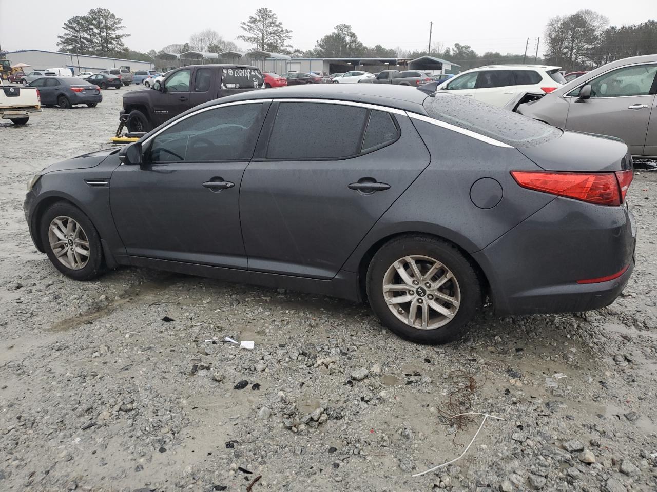 2011 KIA Optima VIN KNAGM4A71B5130040 Copart auction photo, front end / rear end damage thumbnail 2