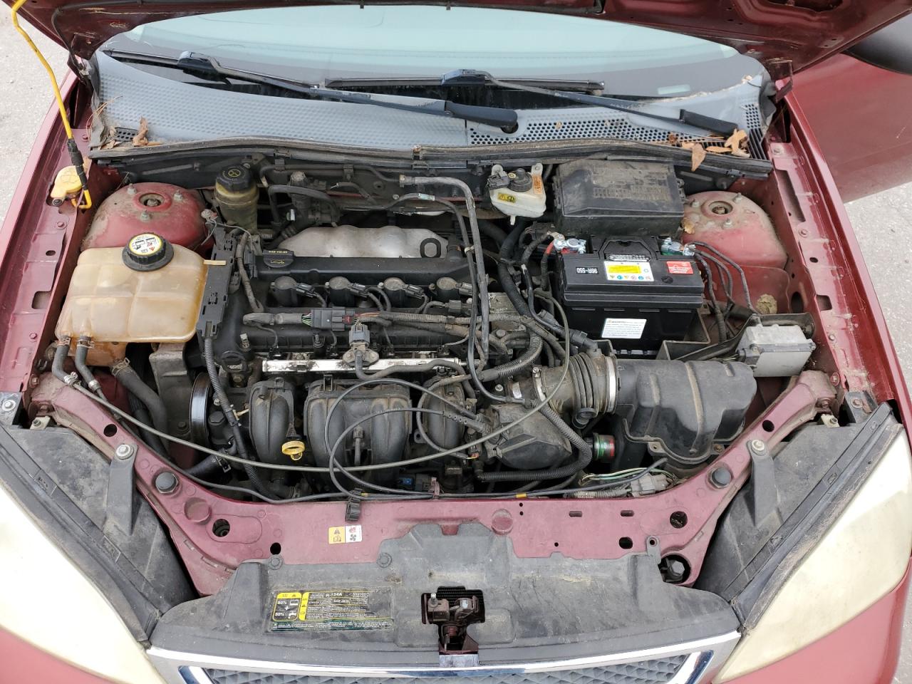 2005 Ford Focus VIN 1FAFP34NX5W297866 Copart auction photo, side damage thumbnail 12