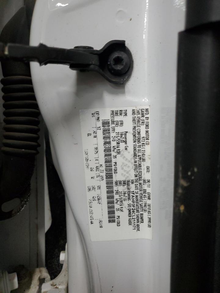 2012 Ford Focus VIN 1FAHP3F24CL211171 Copart auction photo, front end / rear end damage thumbnail 13