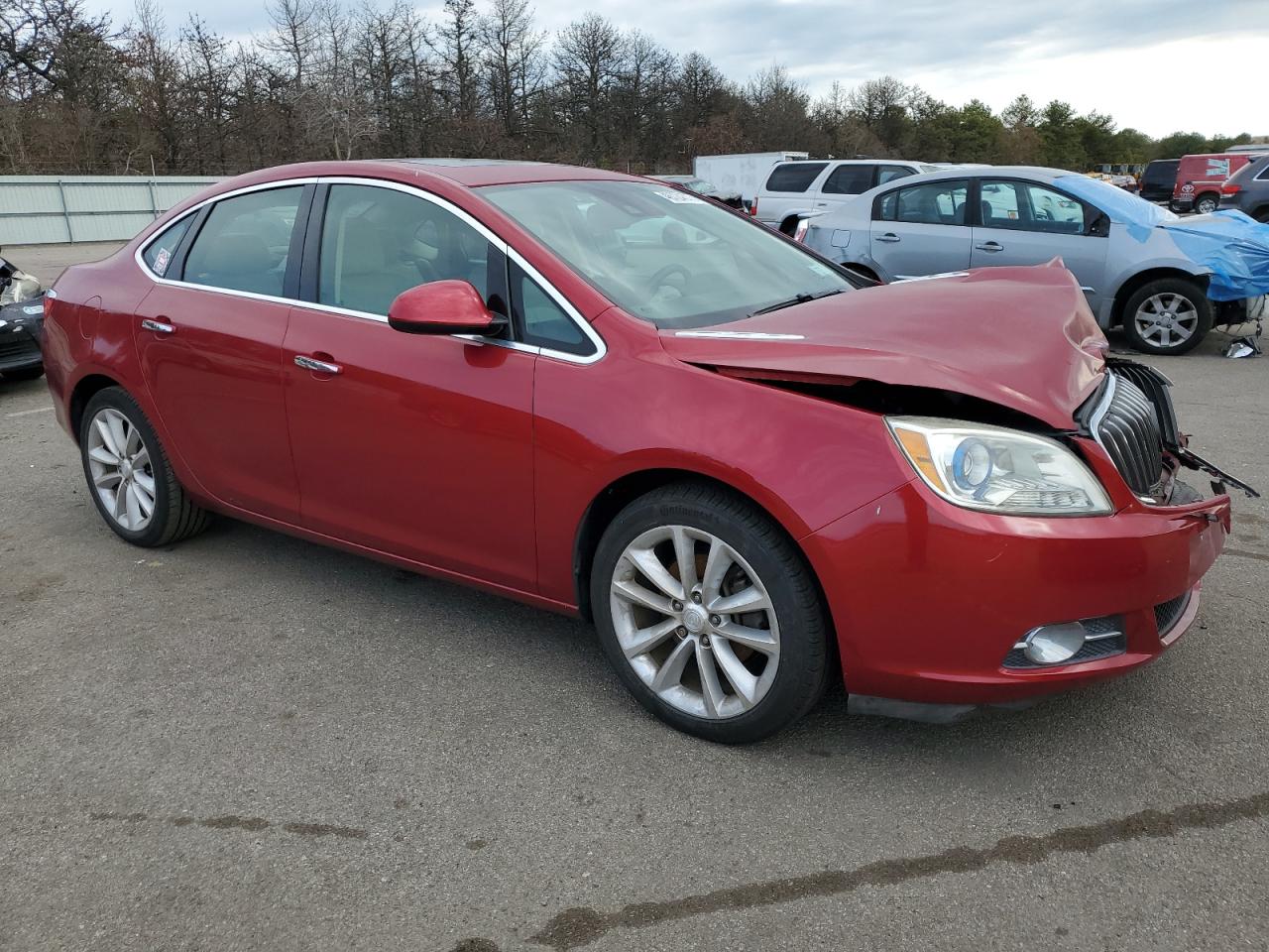 2014 Buick Verano VIN 1G4PR5SK9E4208258 Copart auction photo, front end / minor dent/scratches damage thumbnail 4