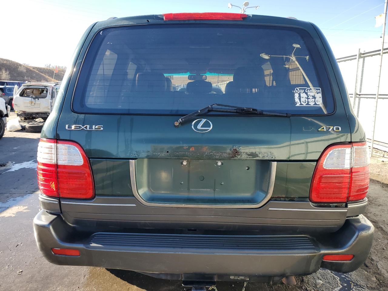 1999 Lexus LX VIN JT6HT00W0X0069481 Copart auction photo, front end / rear end damage thumbnail 6