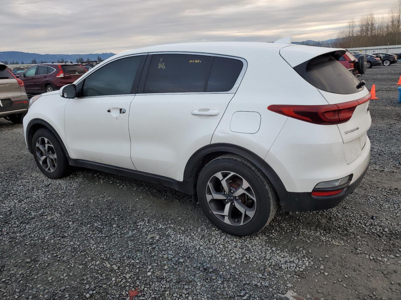 2021 KIA Sportage VIN KNDPM3AC2M7896277 Copart auction photo, burn / vandalism damage thumbnail 2