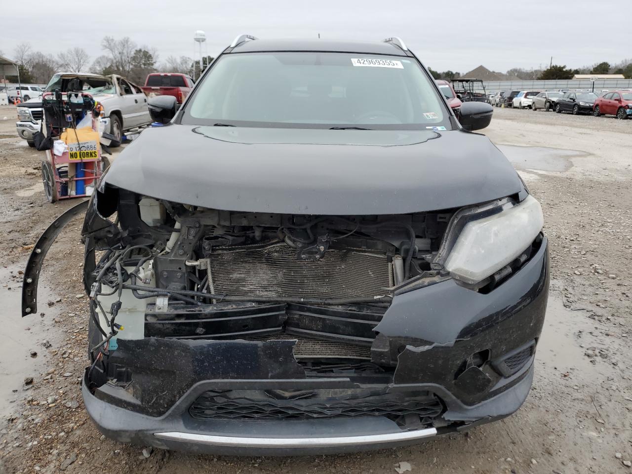2016 Nissan Rogue VIN KNMAT2MT7GP603282 Copart auction photo, front end / minor dent/scratches damage thumbnail 5