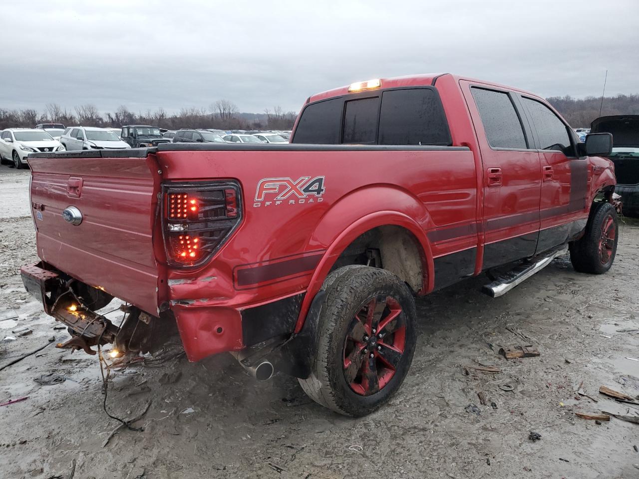 2012 Ford F-150 VIN 1FTFW1ET8CFB01192 Copart auction photo, all over damage thumbnail 3