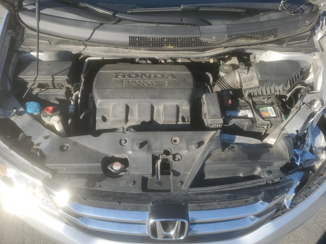2015 Honda Odyssey VIN 5FNRL5H68FB039207 Copart auction photo, front end / side damage thumbnail 12