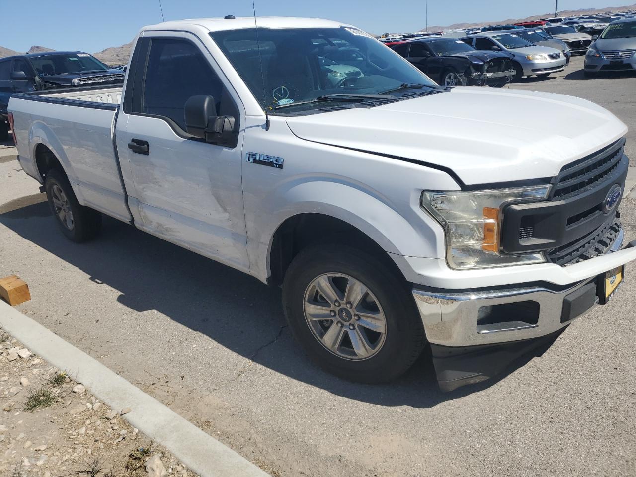 2019 Ford F-150 VIN 1FTMF1CB3KKE81002 Copart auction photo, front end damage thumbnail 4