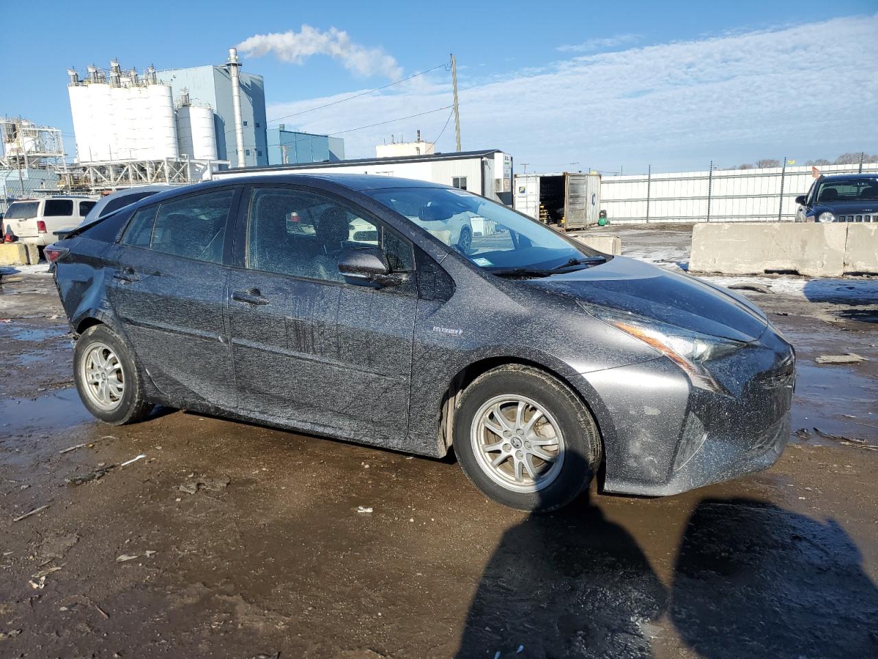 2018 Toyota Prius VIN JTDKARFU4J3056897 Copart auction photo, rear end damage thumbnail 4