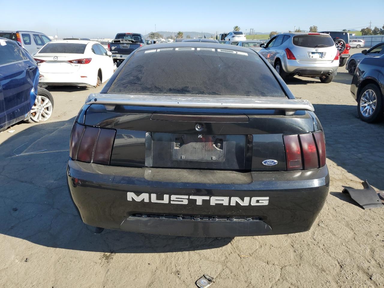 2001 Ford Mustang VIN 1FAFP40421F158506 Copart auction photo, rear end / side damage thumbnail 6