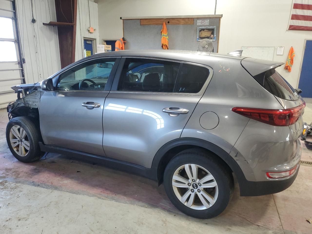 2019 KIA Sportage VIN KNDPMCAC4K7523660 Copart auction photo, front end / mechanical damage thumbnail 2