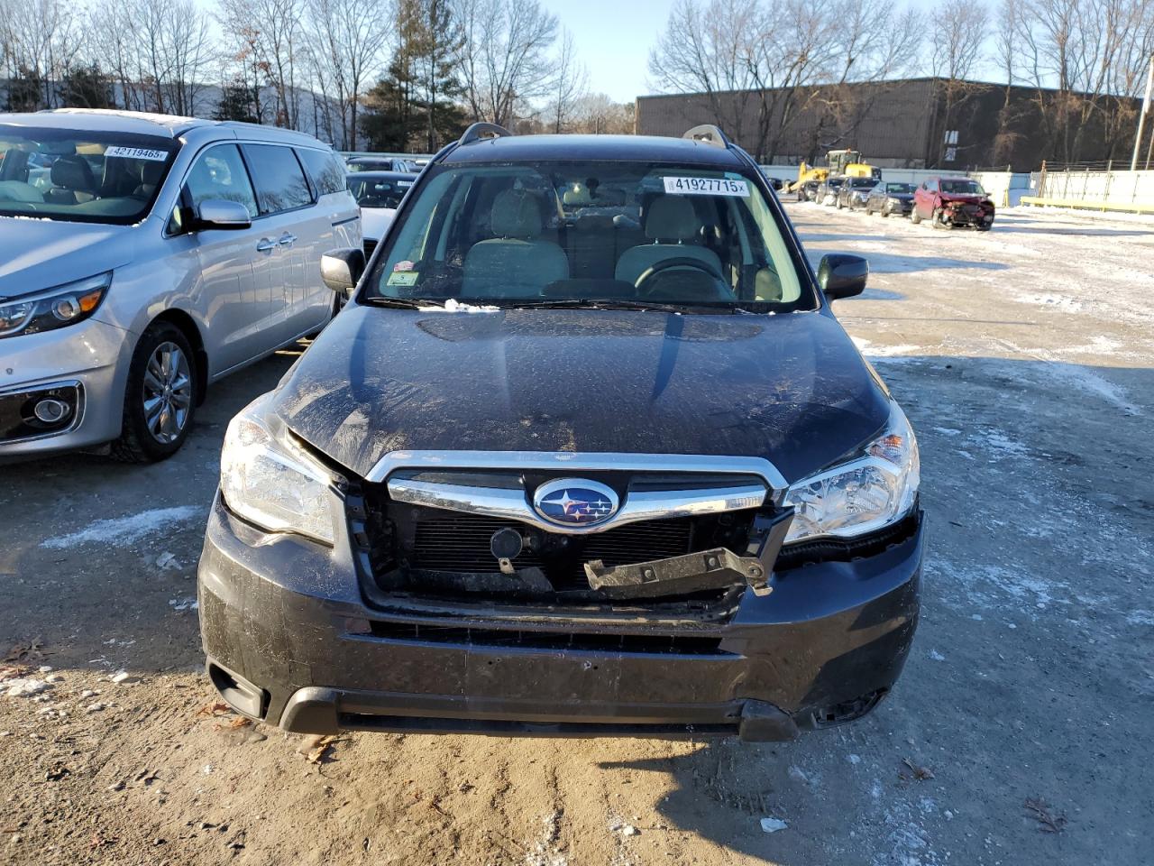 2014 Subaru Forester VIN JF2SJADC5EH403059 Copart auction photo, front end damage thumbnail 5