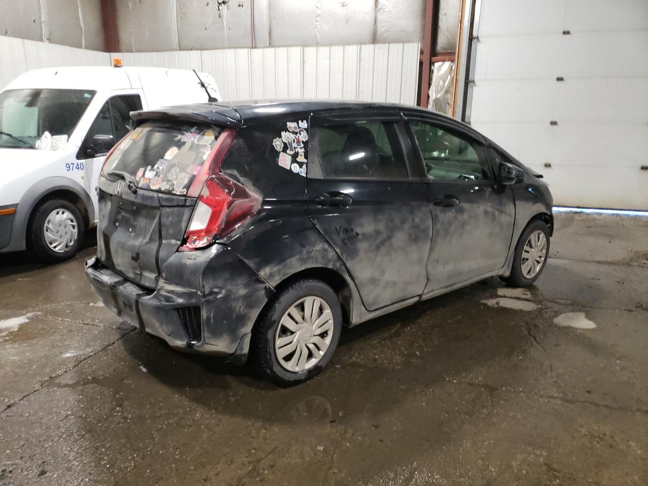 2015 Honda Fit VIN 3HGGK5H56FM768157 Copart auction photo, all over damage thumbnail 3