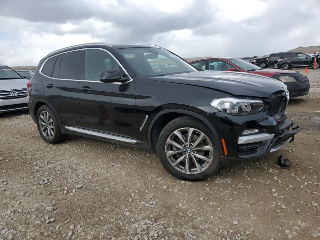 2019 BMW X3 VIN 5UXTR9C52KLE19551 Copart auction photo, front end damage thumbnail 4