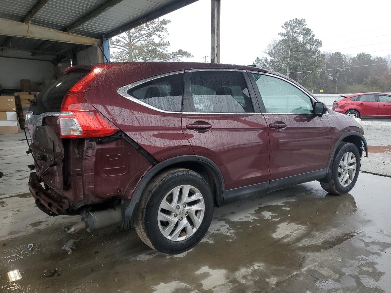 2016 Honda CR-V VIN 2HKRM3H56GH504630 Copart auction photo, front end / rear end damage thumbnail 3