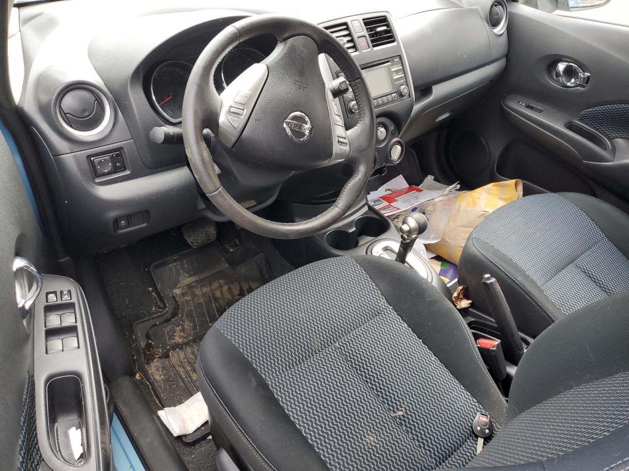 2014 Nissan Versa VIN 3N1CE2CP0EL354777 Copart auction photo, side / front end damage thumbnail 8