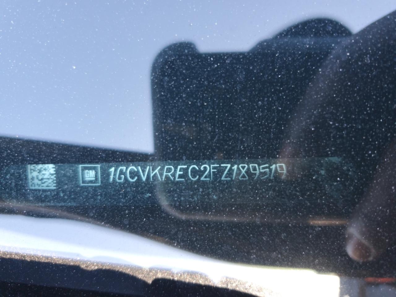 2015 Chevrolet Silverado VIN 1GCVKREC2FZ189519 Copart auction photo, side / rear end damage thumbnail 12
