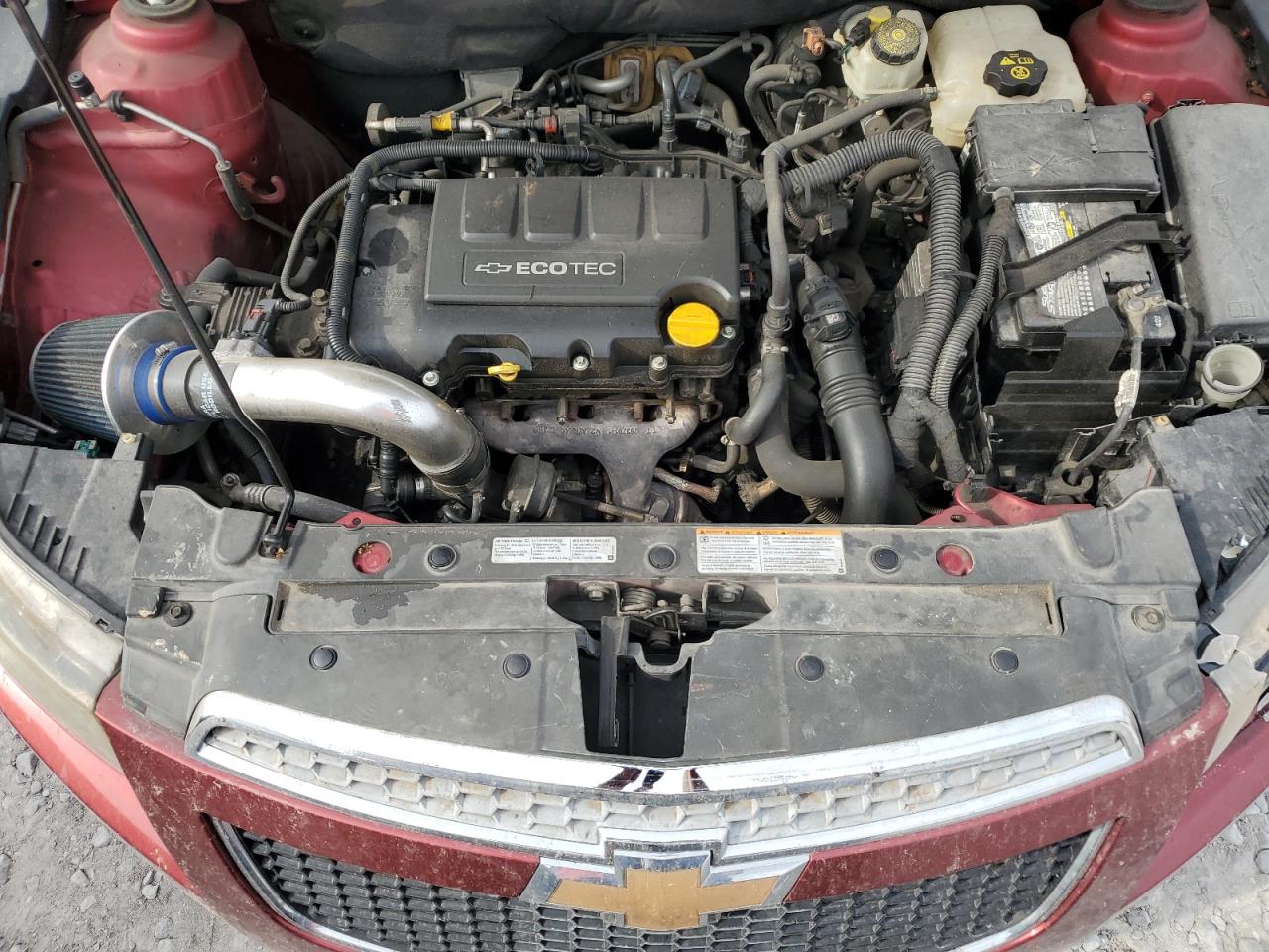 2012 Chevrolet Cruze VIN 1G1PK5SC5C7312820 Copart auction photo, front end damage thumbnail 11