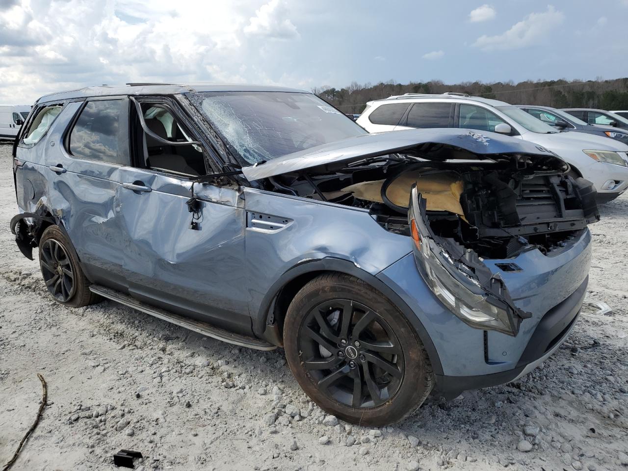 2018 Land Rover Discovery VIN SALRR2RV4JA072430 Copart auction photo, all over damage thumbnail 4