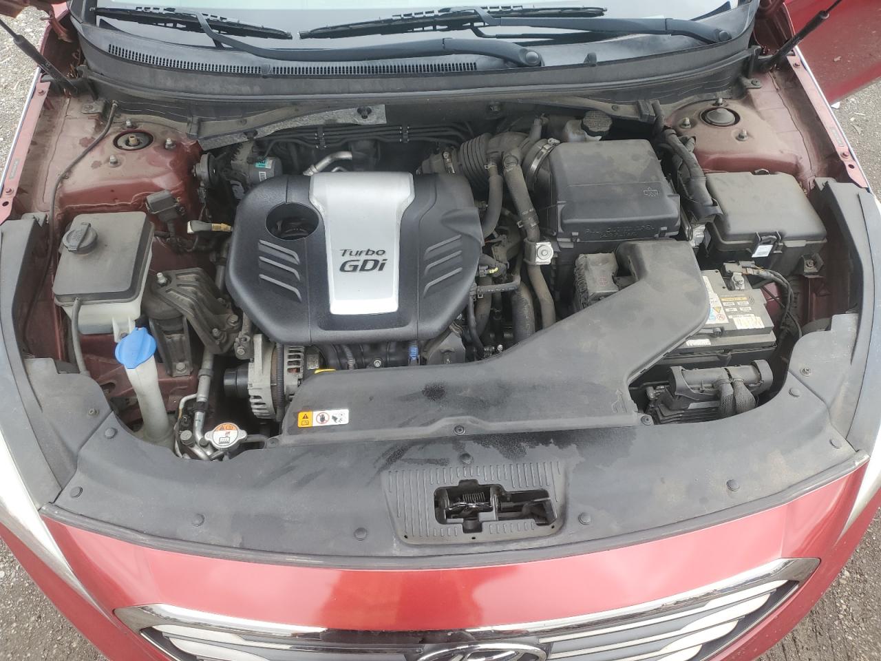2016 Hyundai Sonata VIN 5NPE24AA2GH430415 Copart auction photo, rear end / minor dent/scratches damage thumbnail 11