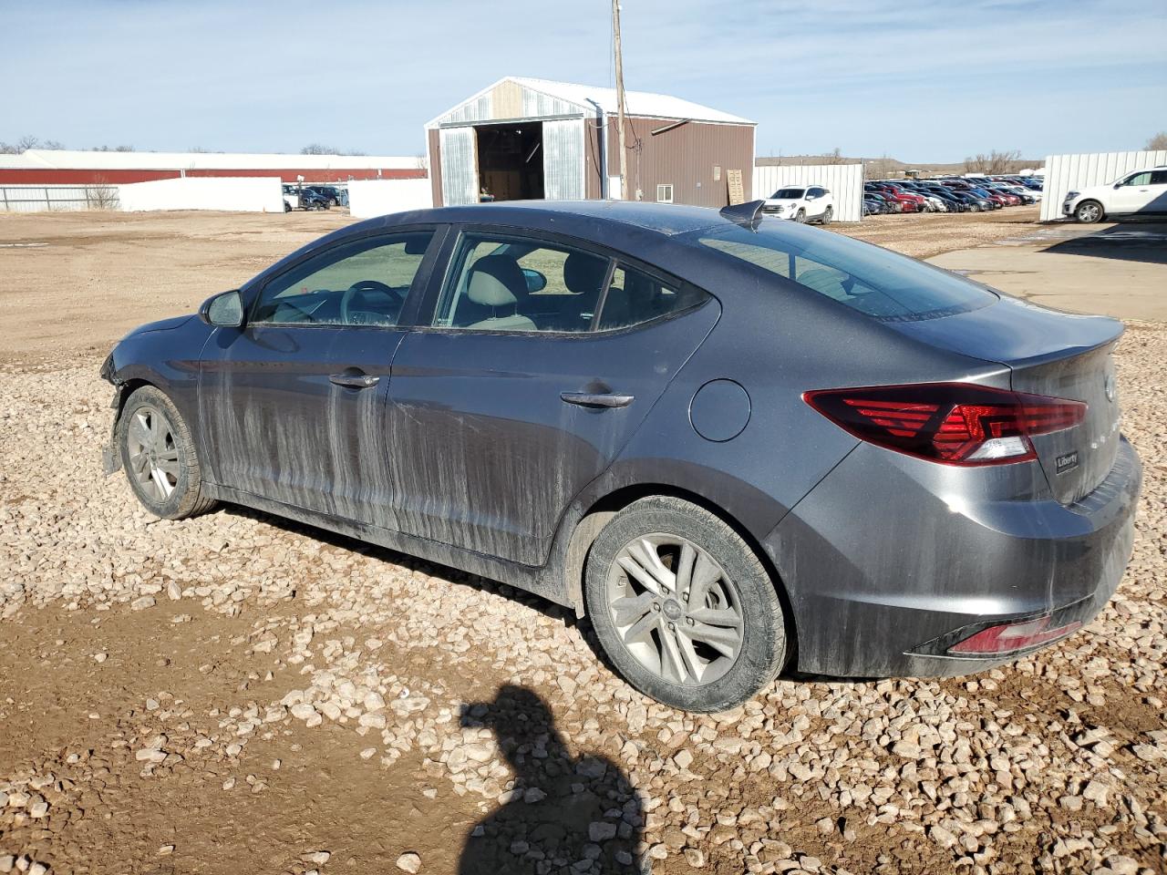 2020 Hyundai Elantra VIN 5NPD84LF8LH506913 Copart auction photo, front end / hail damage thumbnail 2