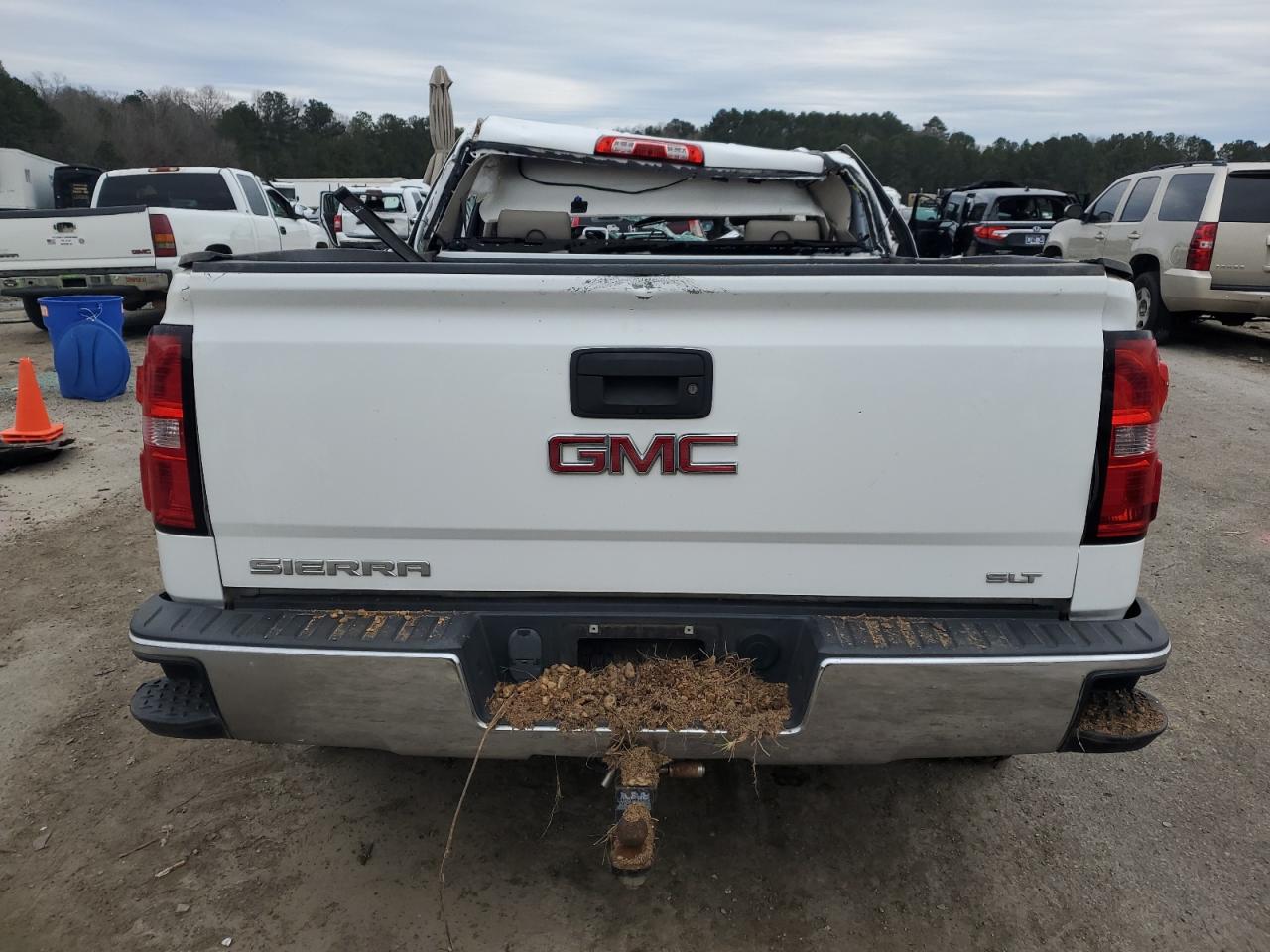 2015 GMC Sierra VIN 3GTU2VEC0FG372583 Copart auction photo, all over damage thumbnail 6