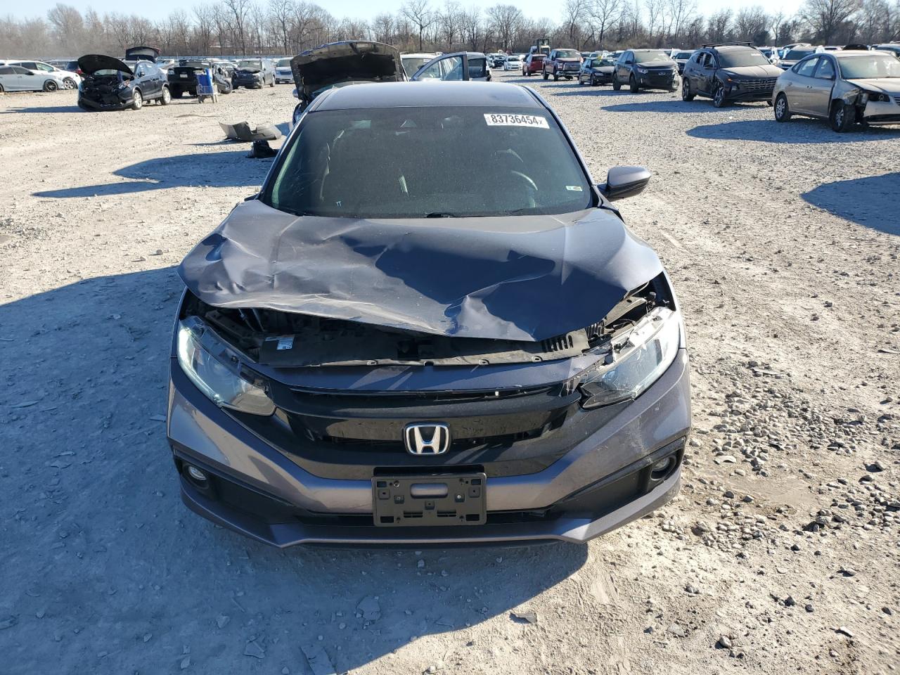 2020 Honda Civic VIN 2HGFC2F85LH504104 Copart auction photo, mechanical / front end damage thumbnail 5