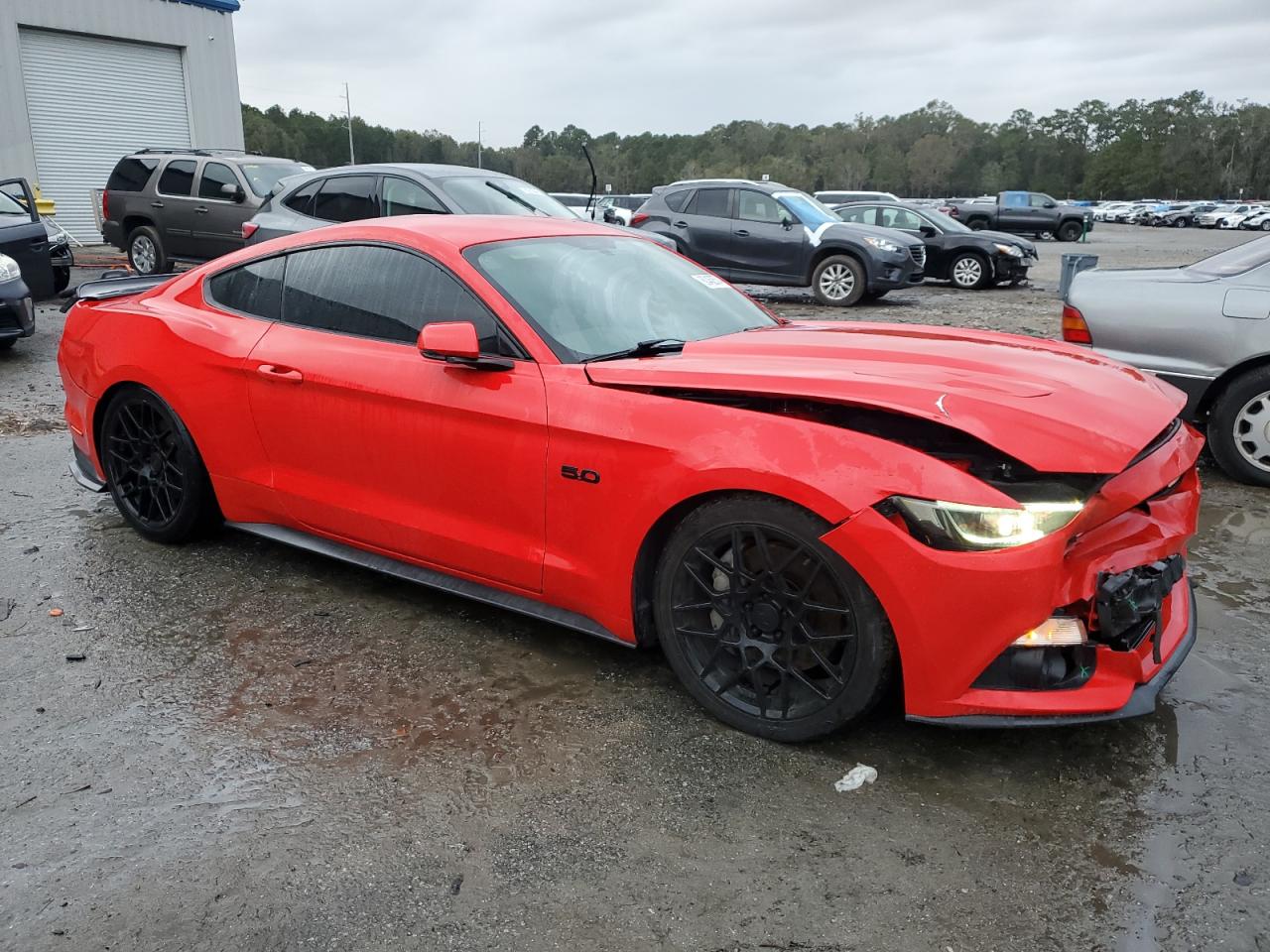 2016 Ford Mustang VIN 1FA6P8CF7G5255073 Copart auction photo, front end damage thumbnail 4