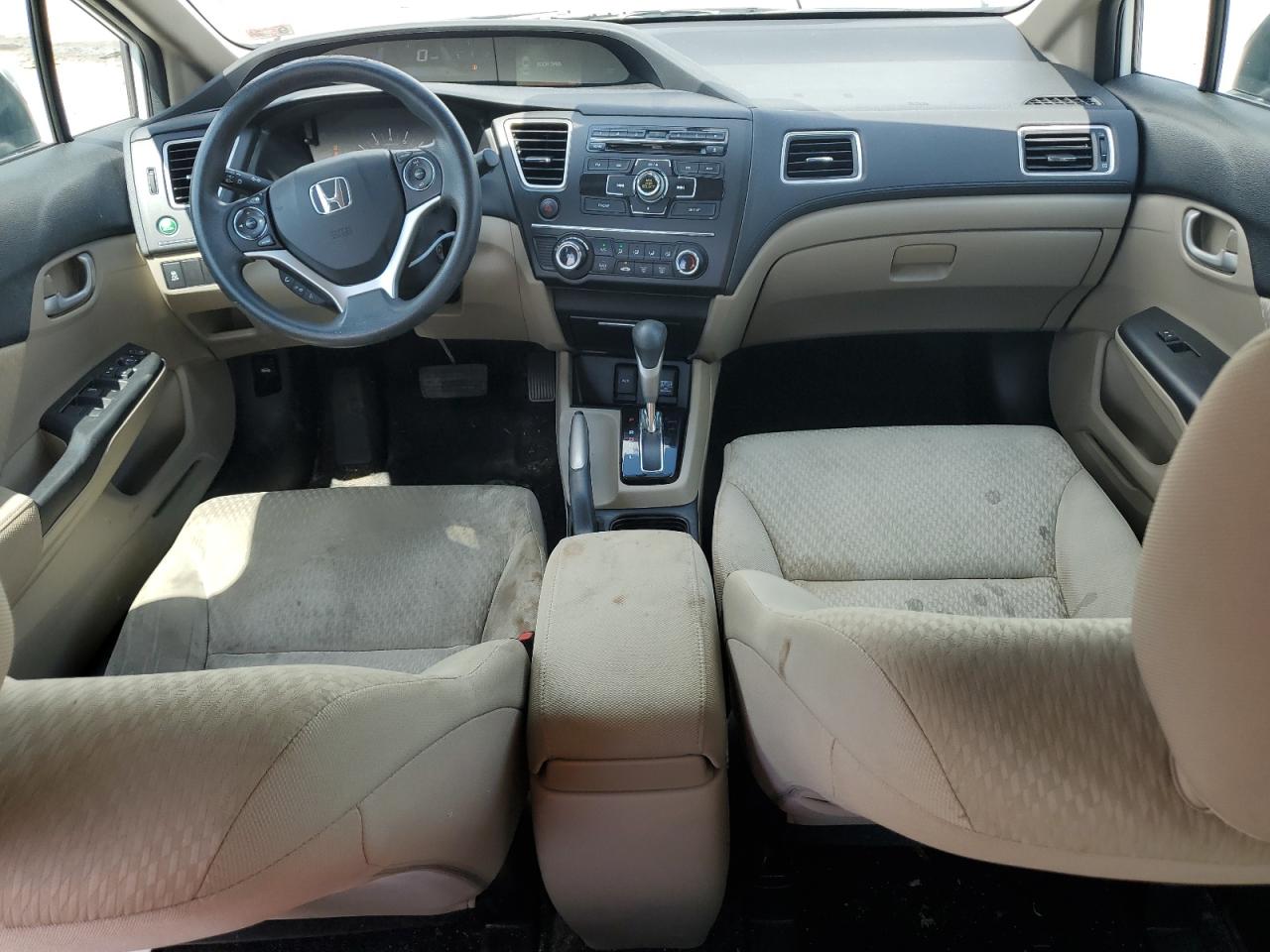 2015 Honda Civic VIN 19XFB2F54FE255205 Copart auction photo, rear end damage thumbnail 8