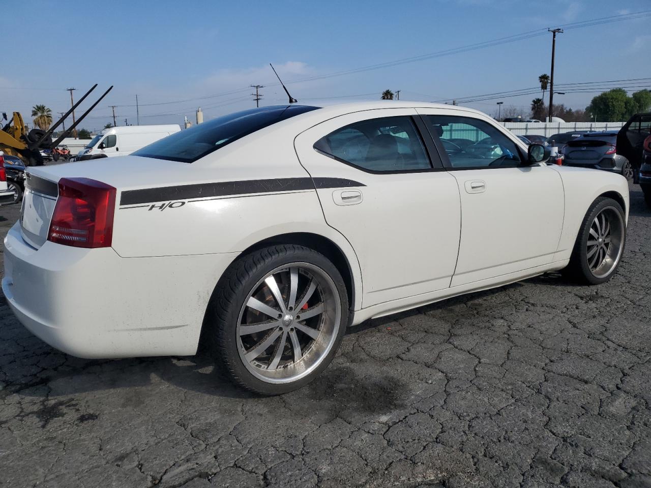 2008 Dodge Charger VIN 2B3KA43R98H277360 Copart auction photo, side damage thumbnail 3