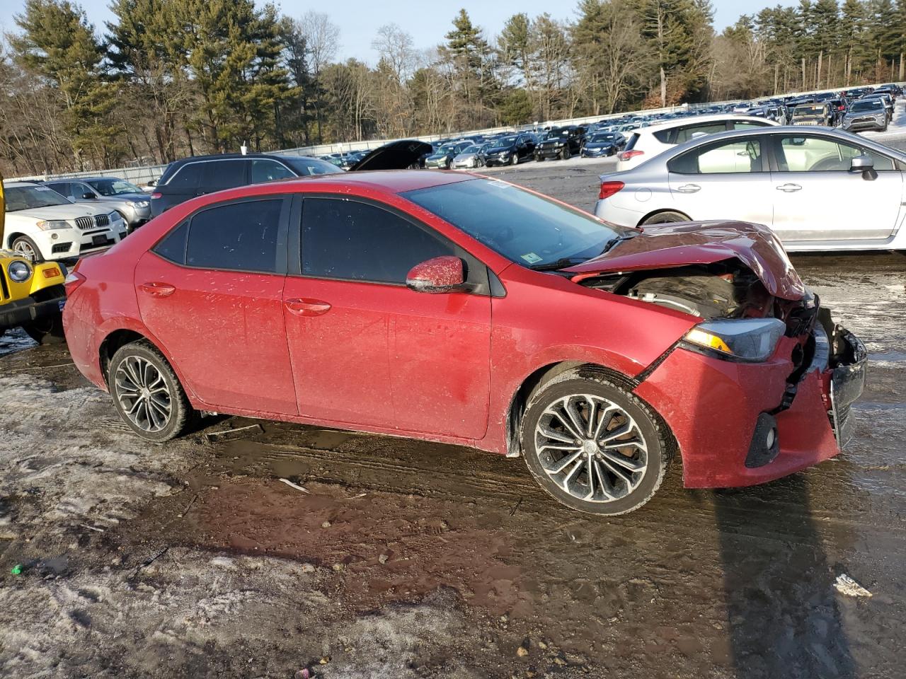 2016 Toyota Corolla VIN 2T1BURHE1GC636492 Copart auction photo, front end damage thumbnail 4