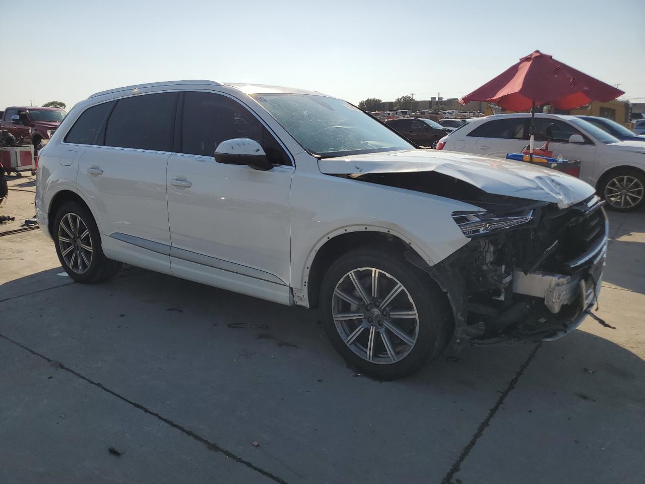 2019 Audi Q7 VIN WA1LHAF72KD026086 Copart auction photo, front end damage thumbnail 4