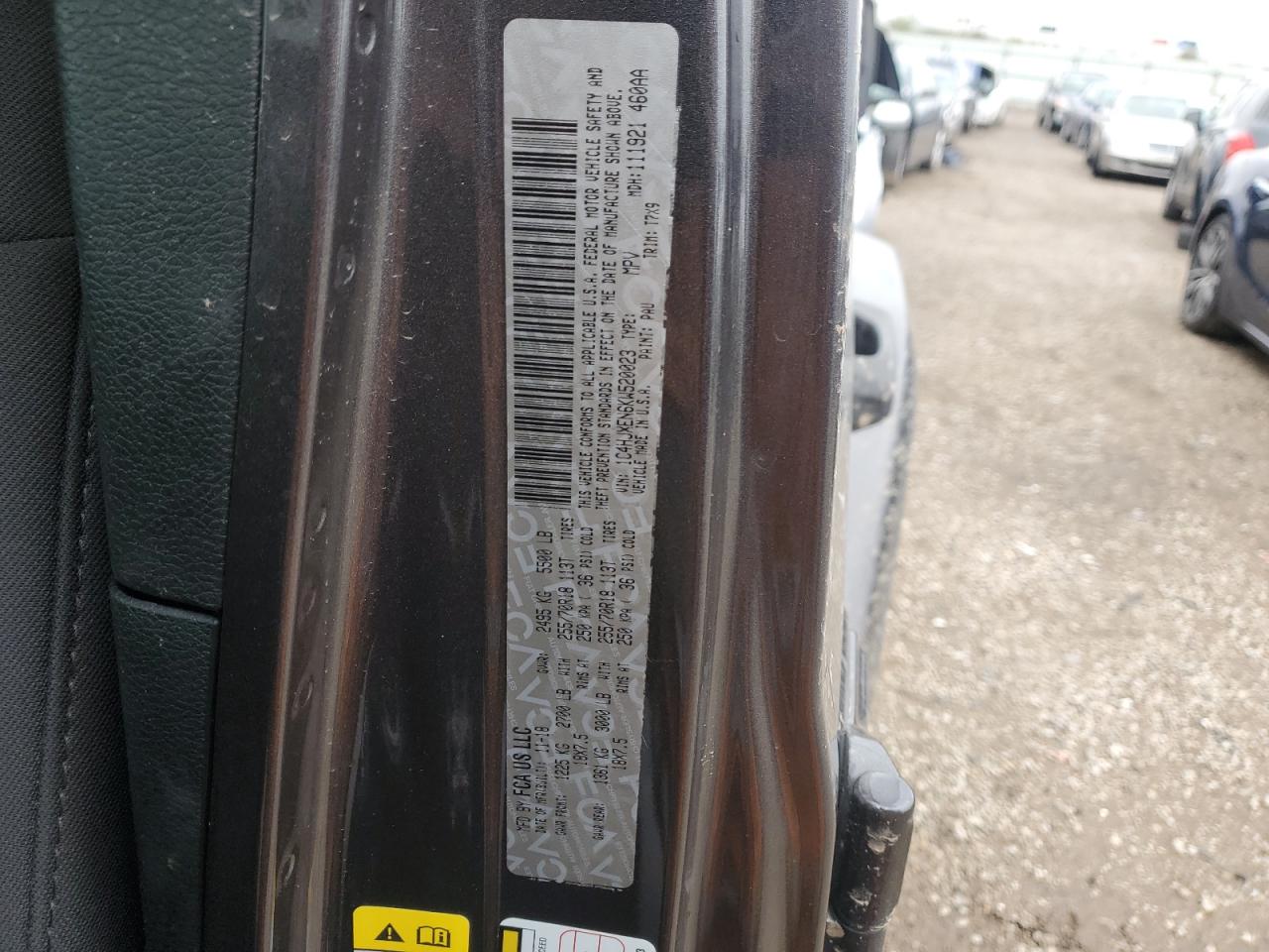 2019 Jeep Wrangler VIN 1C4HJXEN6KW520023 Copart auction photo, side damage thumbnail 12