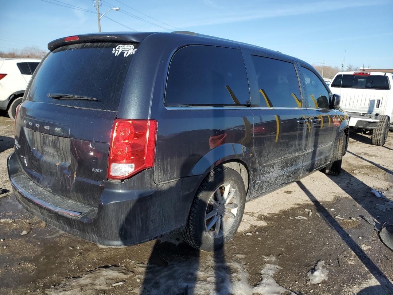 2014 Dodge Caravan VIN 2C4RDGCG8ER190589 Copart auction photo, front end / mechanical damage thumbnail 3