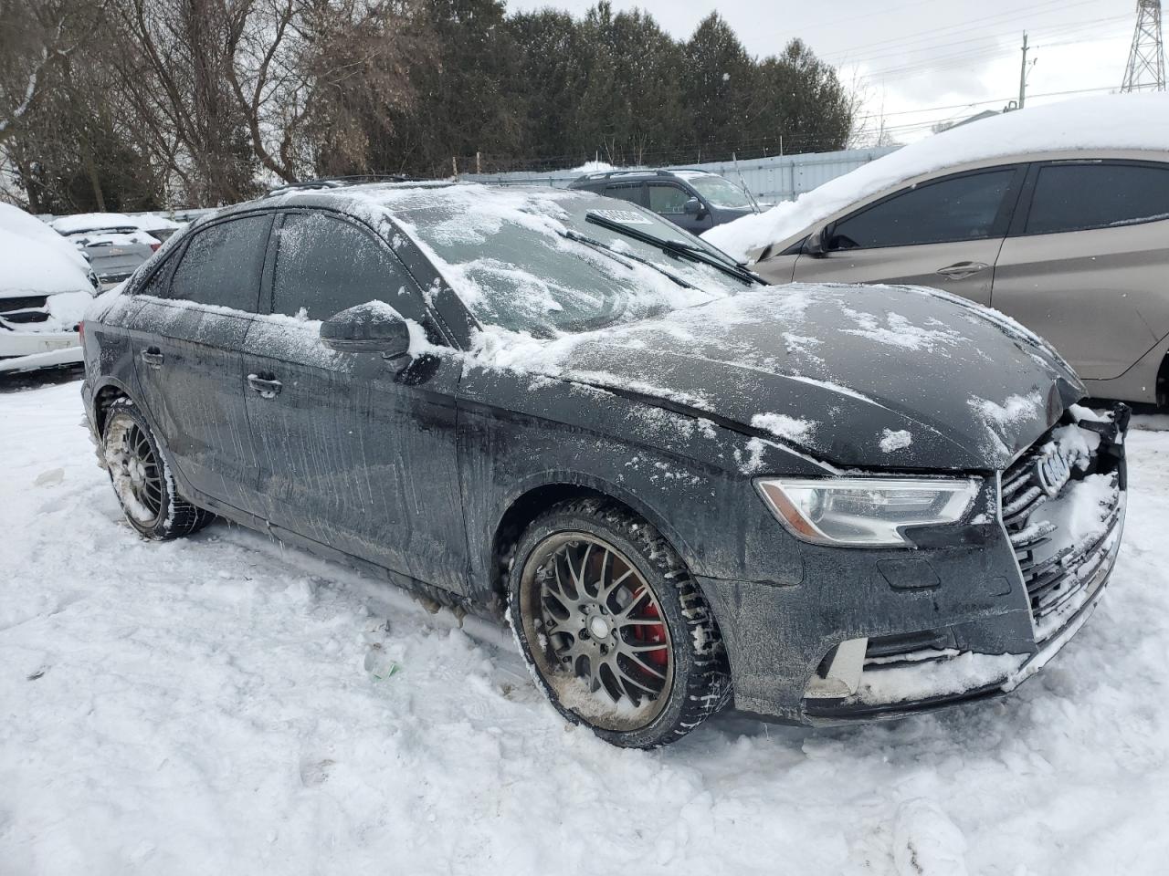 2019 Audi A3 VIN WAUBEGFF0KA121944 Copart auction photo, front end damage thumbnail 4