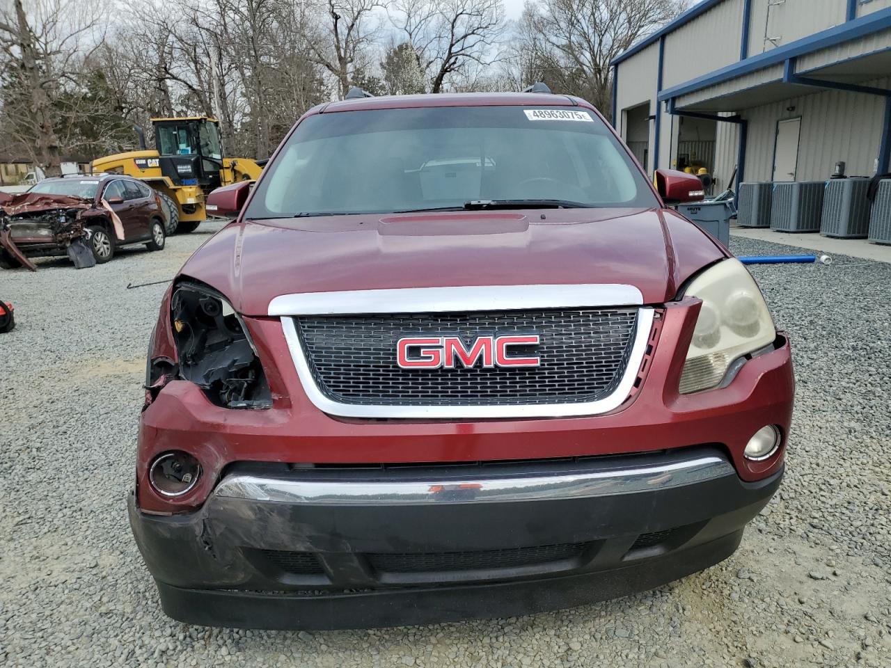2010 GMC Acadia VIN 1GKLRMED7AJ179692 Copart auction photo, front end / side damage thumbnail 5