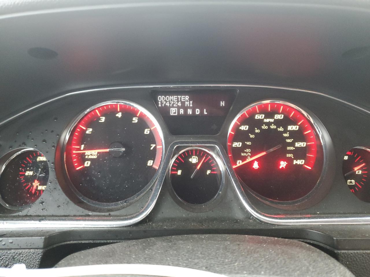 2013 GMC Acadia VIN 1GKKRRKD4DJ162110 Copart auction photo, front end / side damage thumbnail 9
