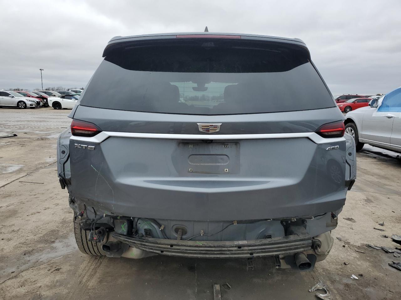 2020 Cadillac XT6 VIN 1GYKPCRS4LZ222044 Copart auction photo, rear end damage thumbnail 6