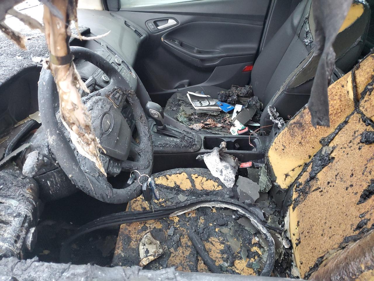 2018 Ford Focus VIN 1FADP3FE6JL228852 Copart auction photo, burn / missing/altered vin damage thumbnail 7