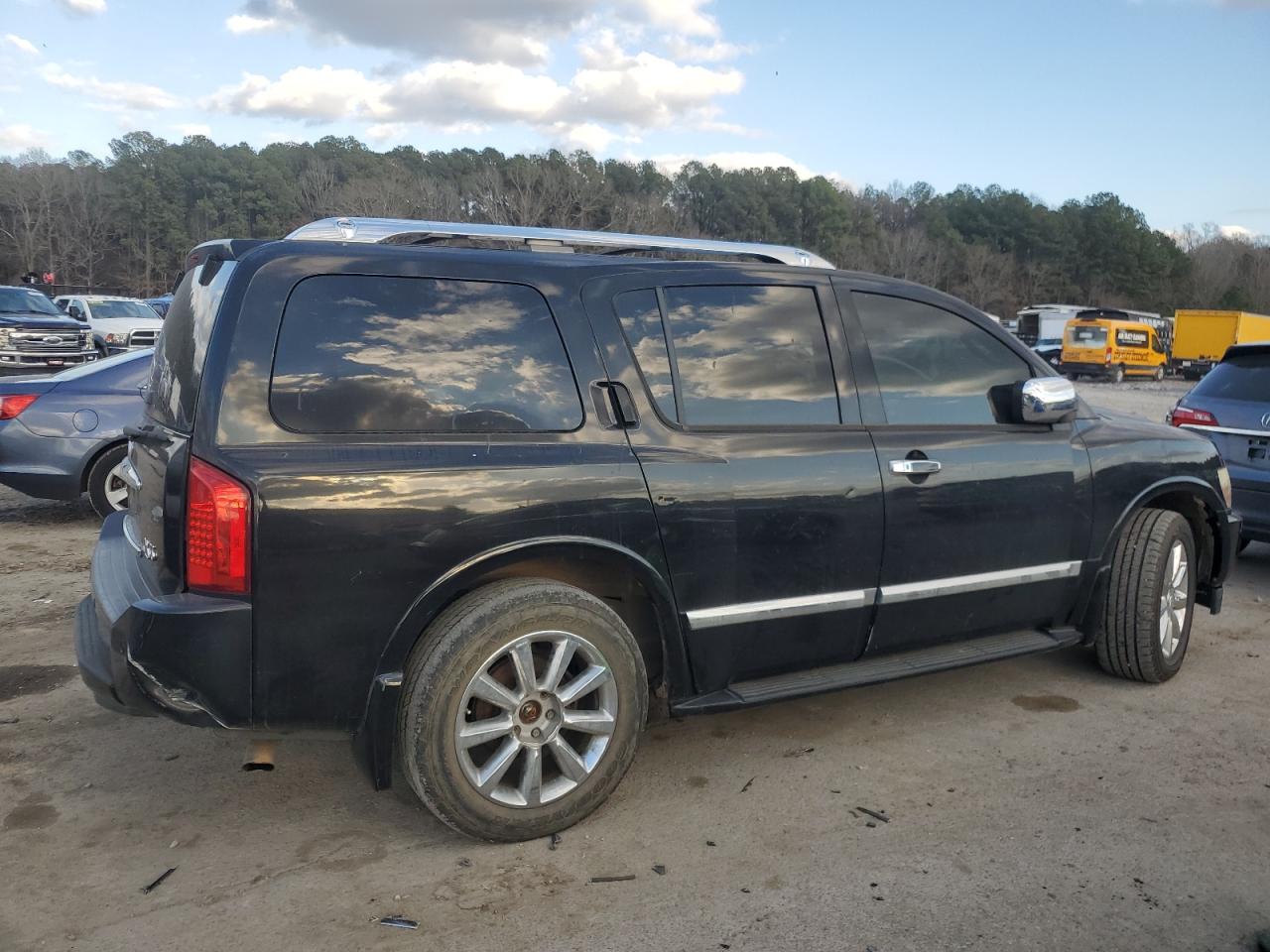 2010 Infiniti QX56 VIN 5N3ZA0NF1AN900236 Copart auction photo, water/flood / mechanical damage thumbnail 3