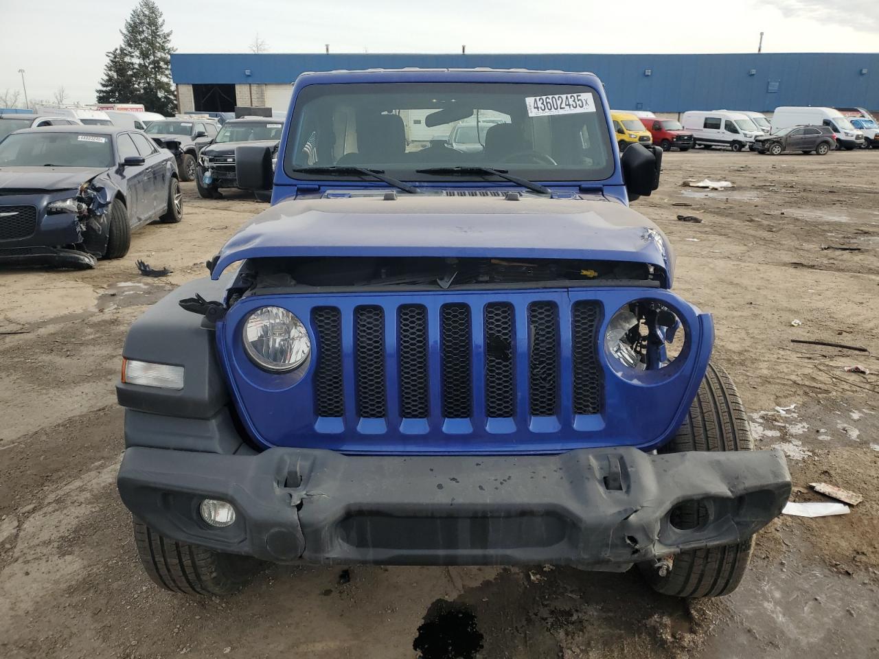 2020 Jeep Wrangler VIN 1C4HJXDN1LW150067 Copart auction photo, front end / side damage thumbnail 5