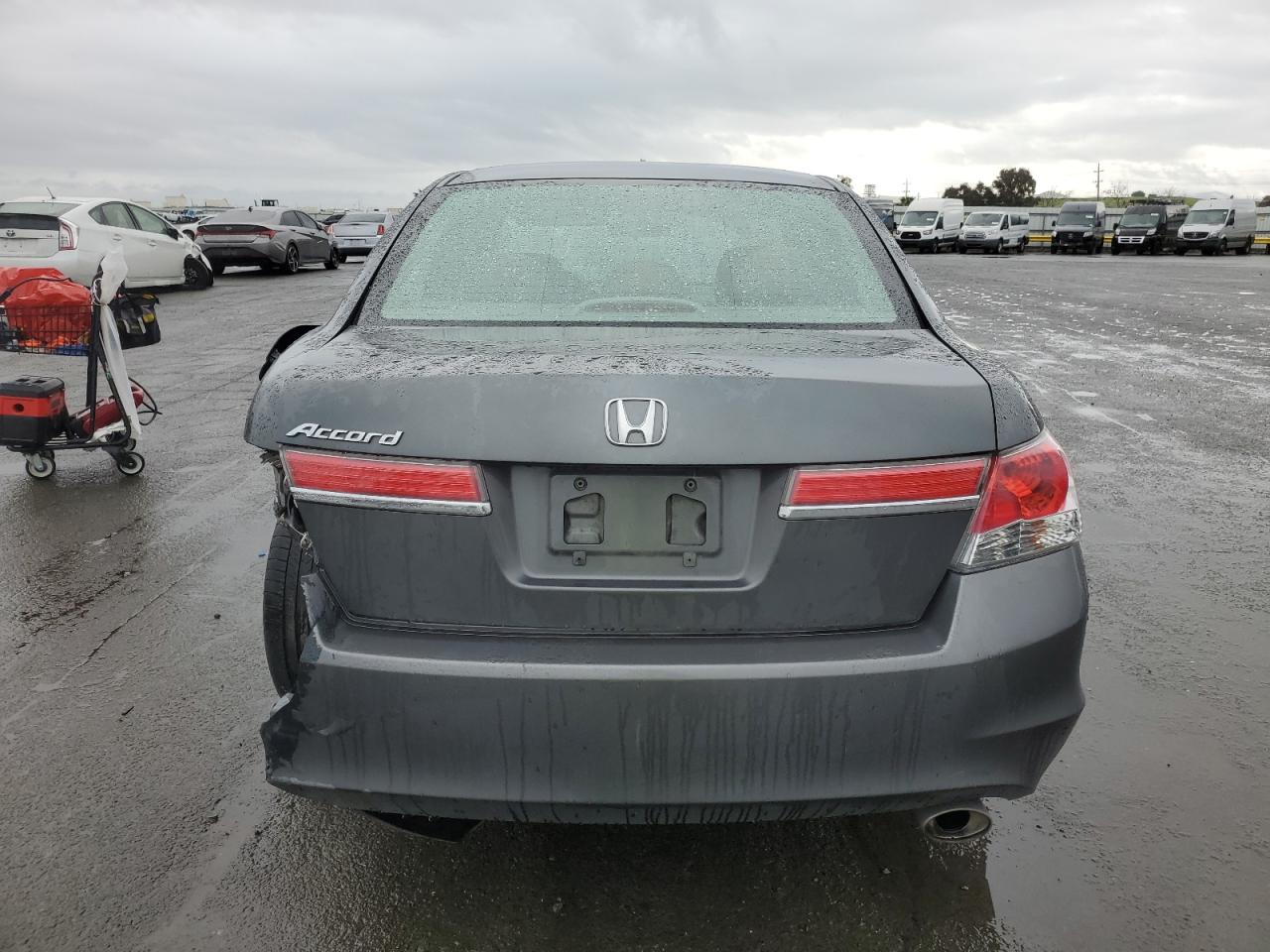 2011 Honda Accord VIN 1HGCP2F74BA068860 Copart auction photo, rear end damage thumbnail 6