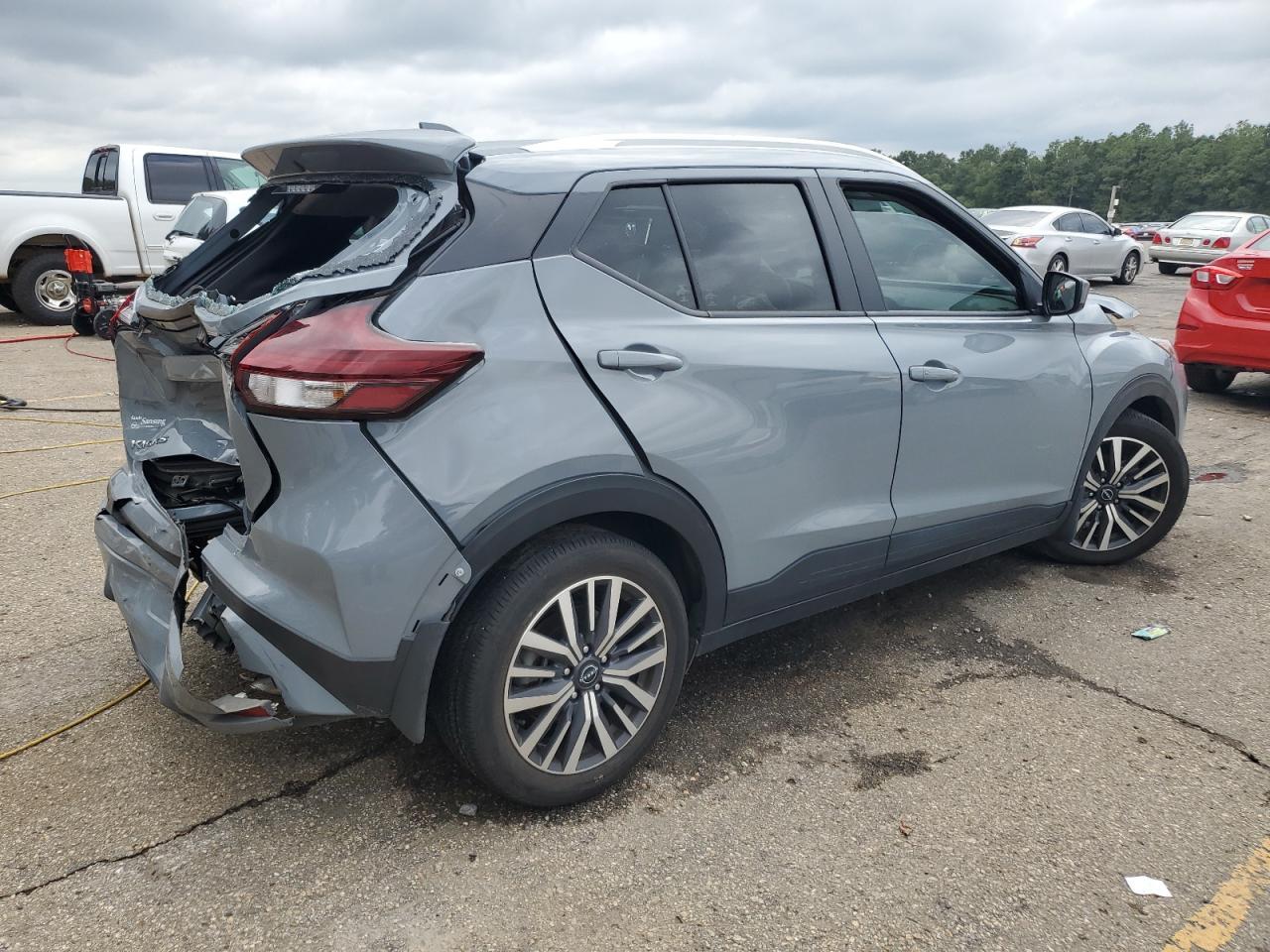 2022 Nissan Kicks VIN 3N1CP5CV2NL523952 Copart auction photo, rear end / front end damage thumbnail 3