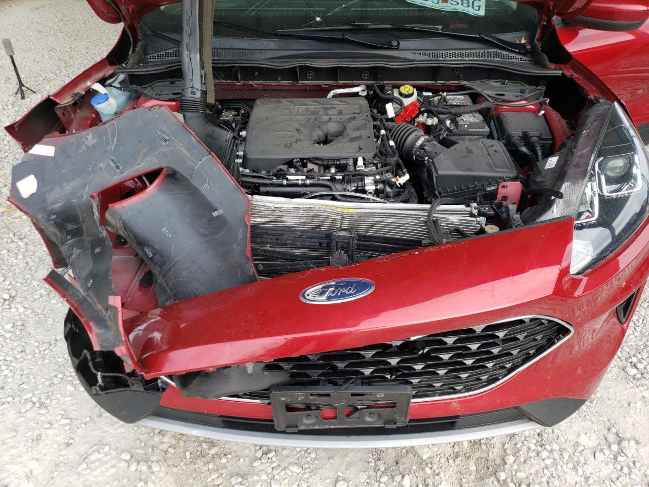 2020 Ford Escape VIN 1FMCU9G68LUB24154 Copart auction photo, front end / top/roof damage thumbnail 13