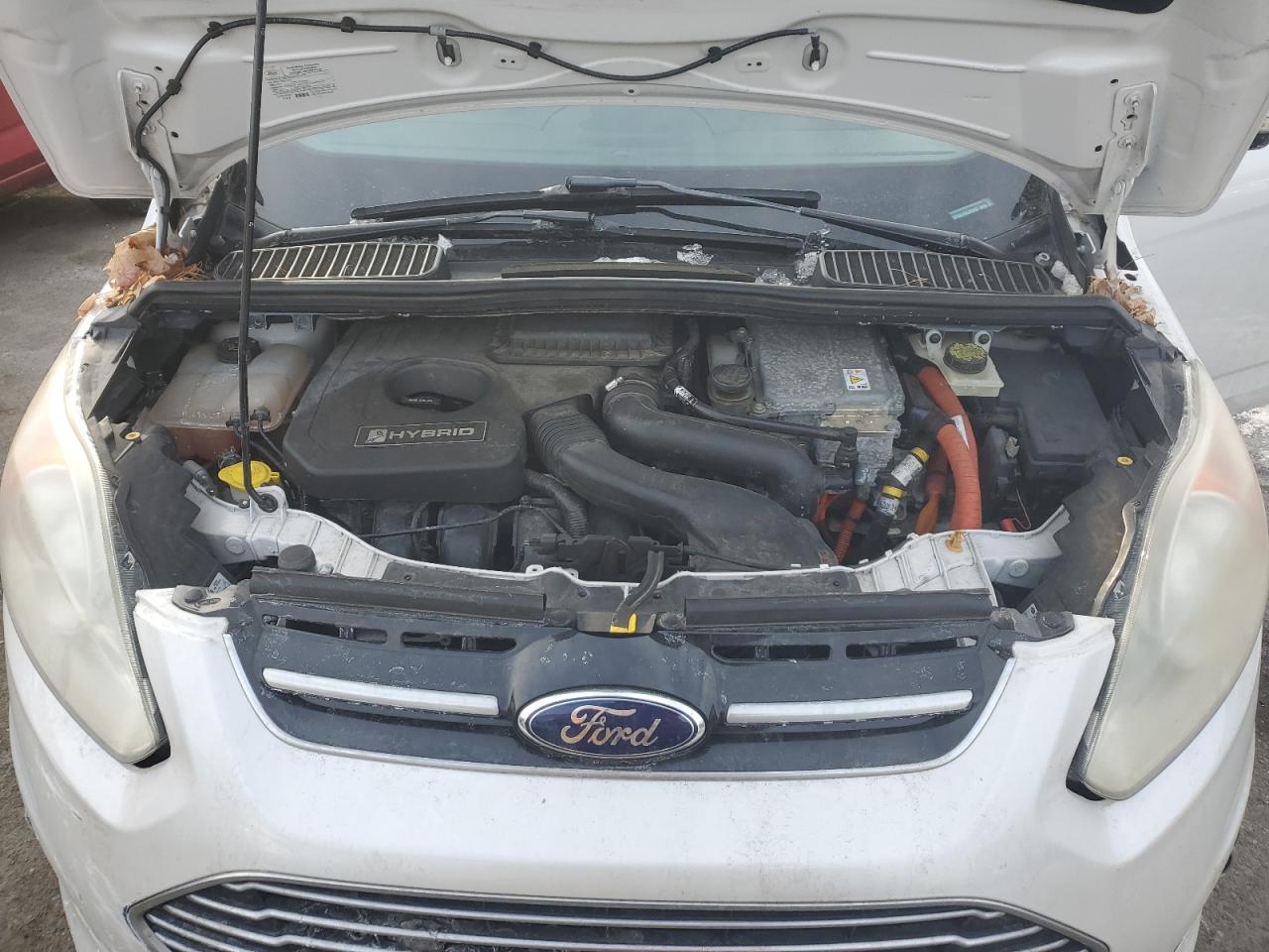 2013 Ford C-MAX VIN 1FADP5BU1DL552093 Copart auction photo, undercarriage damage thumbnail 12