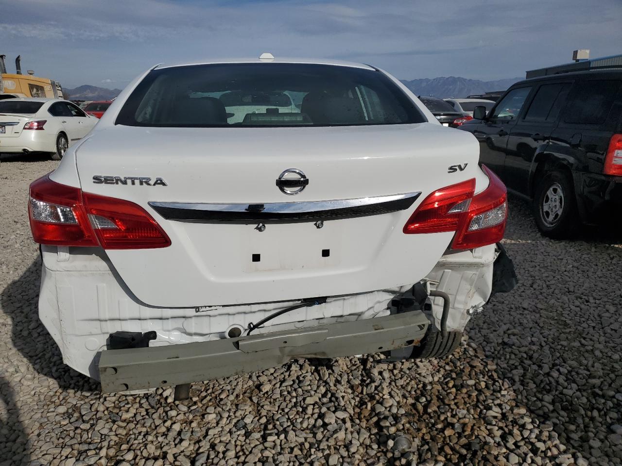 2017 Nissan Sentra VIN 3N1AB7AP6HY240144 Copart auction photo, rear end damage thumbnail 6