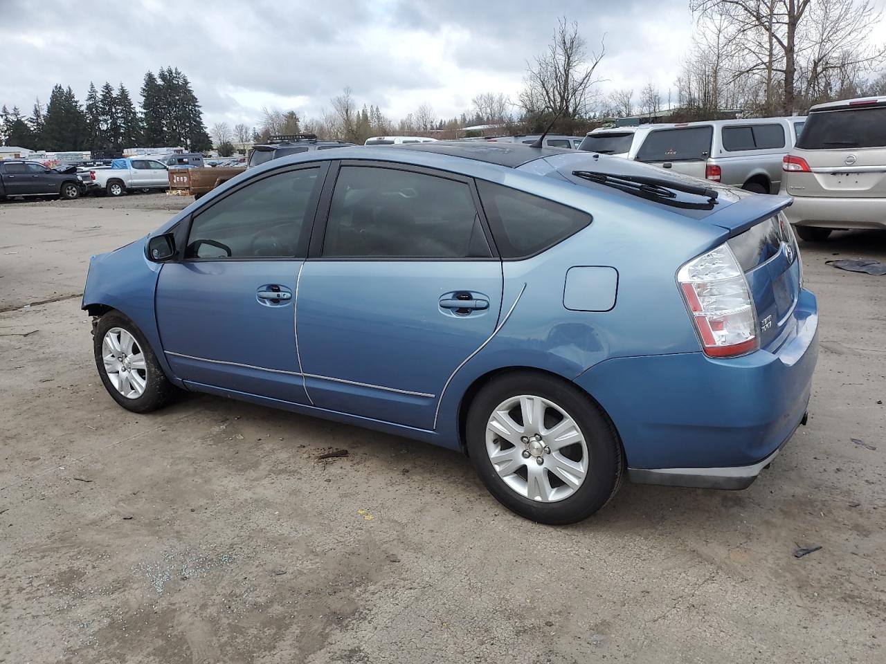 2008 Toyota Prius VIN JTDKB20UX87750378 Copart auction photo, front end / side damage thumbnail 2