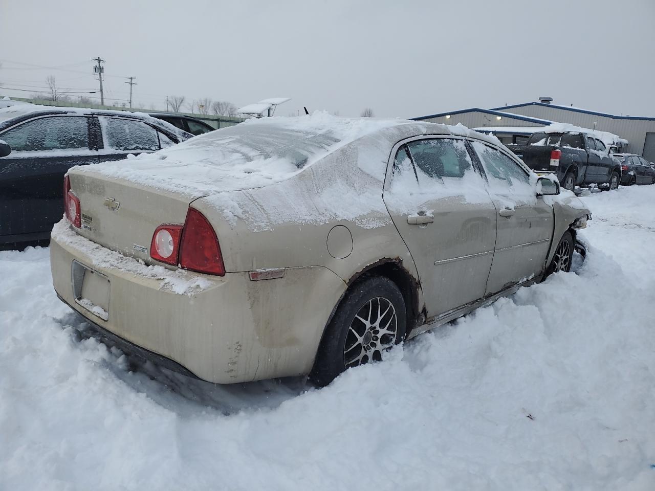 2011 Chevrolet Malibu VIN 1G1ZC5EU5BF110512 Copart auction photo, front end / burn - engine damage thumbnail 3