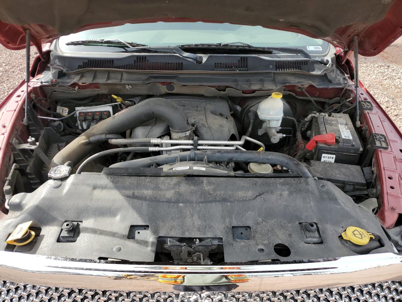 2012 Dodge RAM VIN 1C6RD7KTXCS250437 Copart auction photo, side / rear end damage thumbnail 11