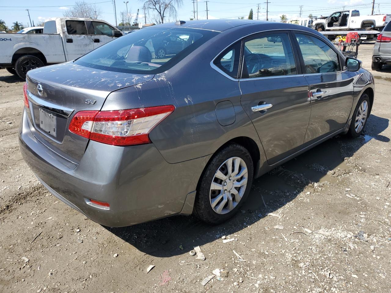 2015 Nissan Sentra VIN 3N1AB7AP1FL666236 Copart auction photo, mechanical damage thumbnail 3