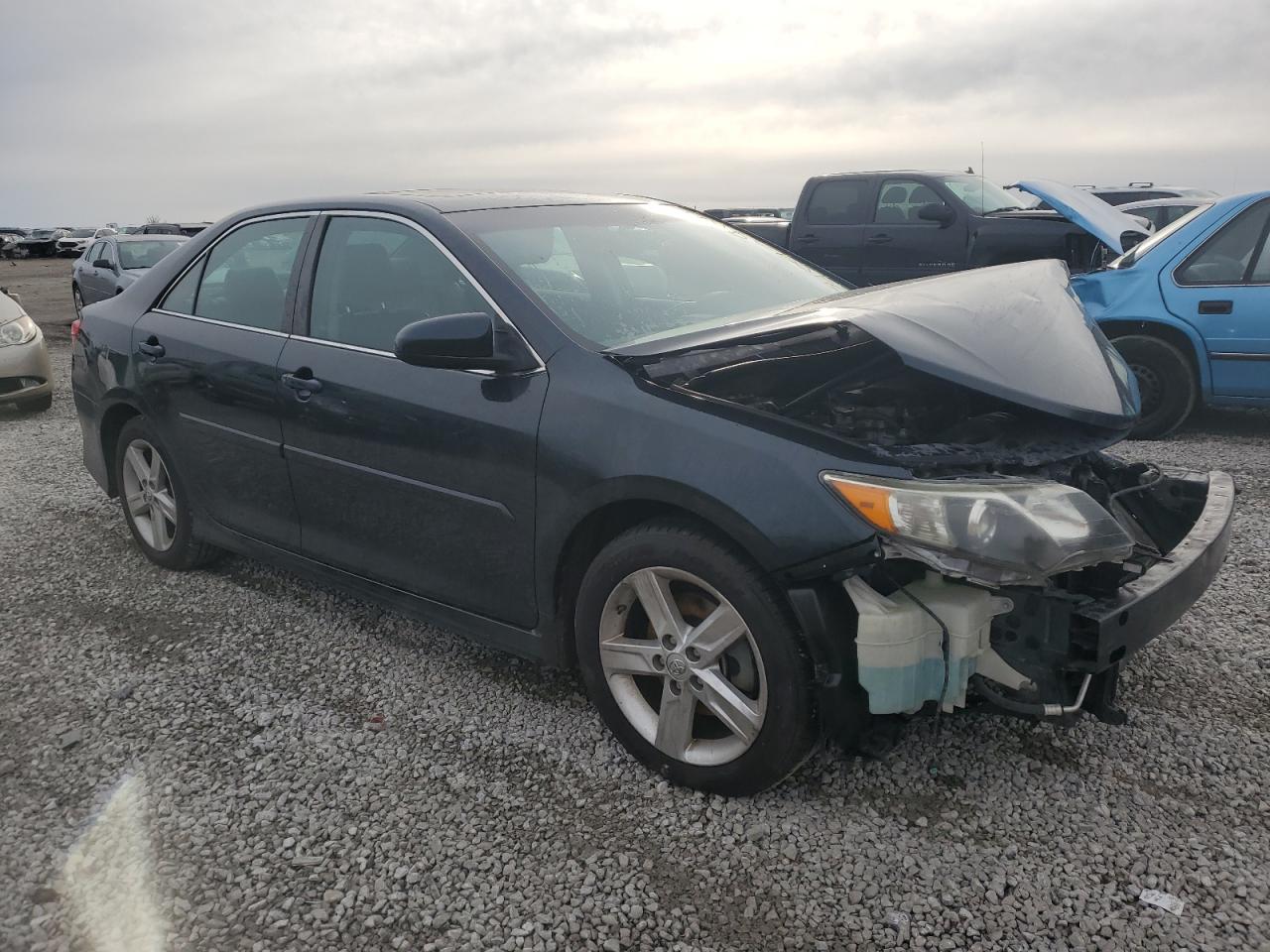 2014 Toyota Camry VIN 4T1BF1FK8EU340059 Copart auction photo, front end damage thumbnail 4