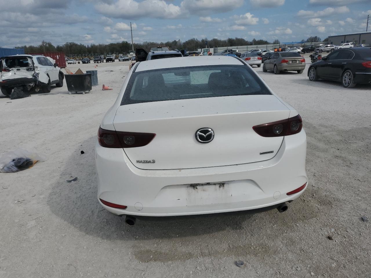 2021 Mazda 3 VIN JM1BPABL2M1334709 Copart auction photo, front end / side damage thumbnail 6